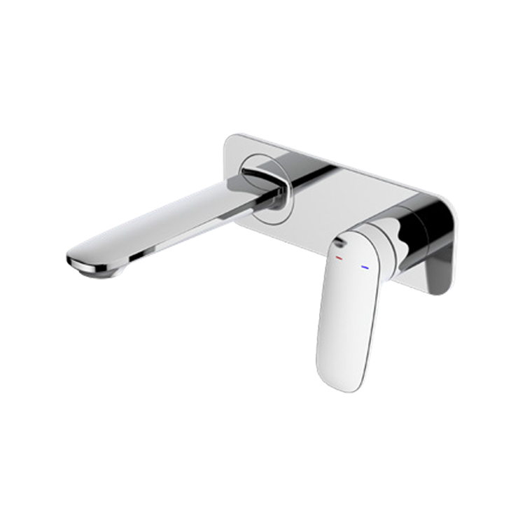 Wall Basin Mixer With Back Plate